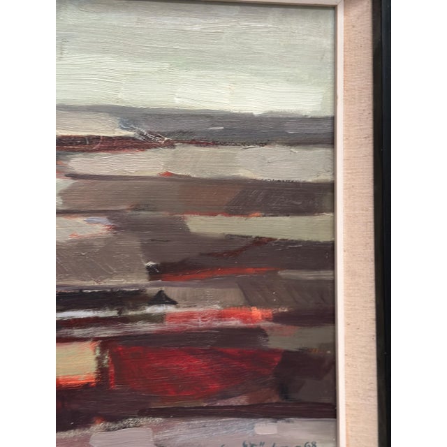 Evert Färhm, Field Patches, 1968, Oil on Panel, Framed For Sale - Image 15 of 18
