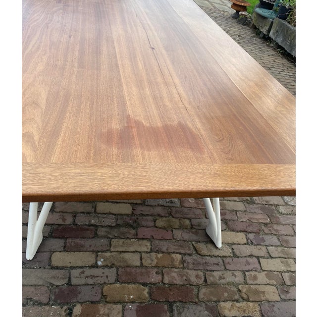 Large Handcrafted Meeting or Dining Table, 1970s For Sale - Image 15 of 17