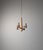 Art Deco Danish Wooden Candle Chandelier, 1970s For Sale - Image 11 of 17