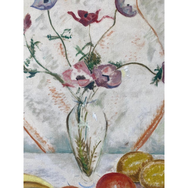 Early 20th Century French Still Life With Nude in Oil on Canvas For Sale - Image 4 of 8