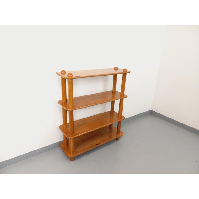 Vintage Elm Bookcase Shelf, 1980s For Sale - Image 14 of 17