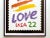 Contemporary Corita Kent Vintage 1987 Fine Art Lithograph Print Large Framed Pop Art Poster " Love Stamp " 1984 For Sale - Image 3 of 13
