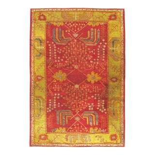 Galerie Shabab Collection Early 20th Century Turkish Oushak Rug For Sale