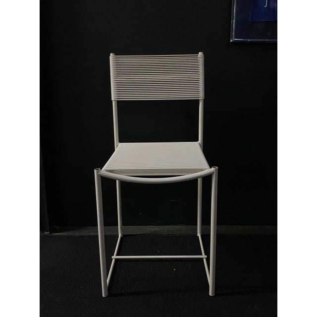 Postmodern Giandomenico Belotti White Spaghetti Chair for Alias Italy, 1980s For Sale - Image 3 of 12