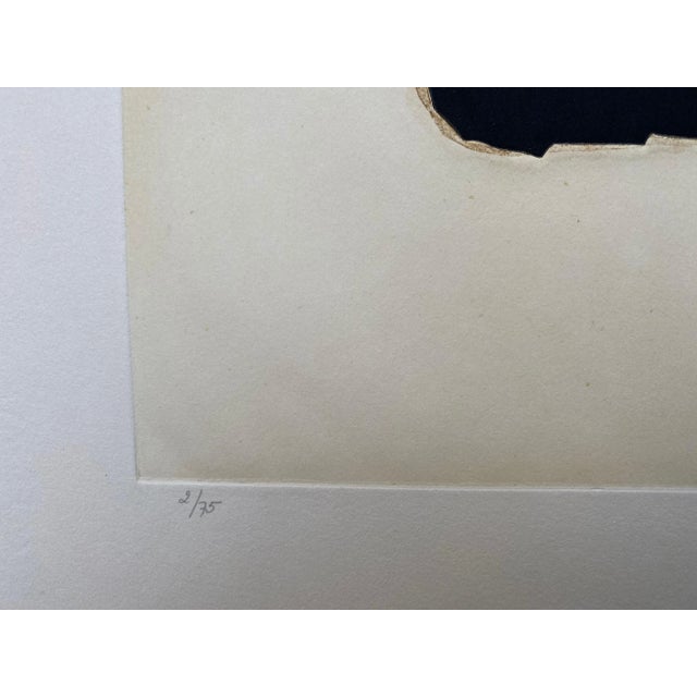 Modern Conrad Marca-Relli, Composition 4, 1977, Mixed Media on Guarro Paper For Sale - Image 3 of 6