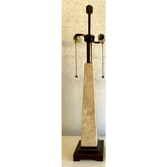Vintage Coastal Coquina Stone Table Lamps - a Pair For Sale - Image 9 of 12
