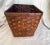 1970s Vintage Woven Split Bamboo/Rattan Basket For Sale - Image 5 of 7