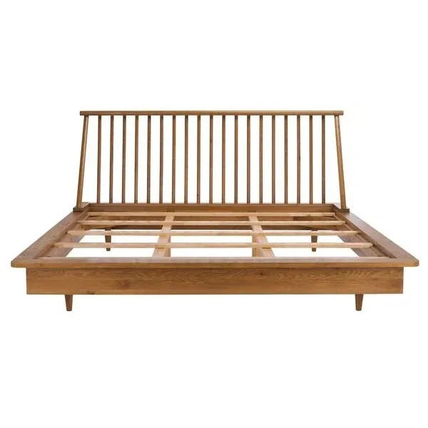 Cassius Wood Spindle Bed - Light Brown, King For Sale - Image 10 of 10