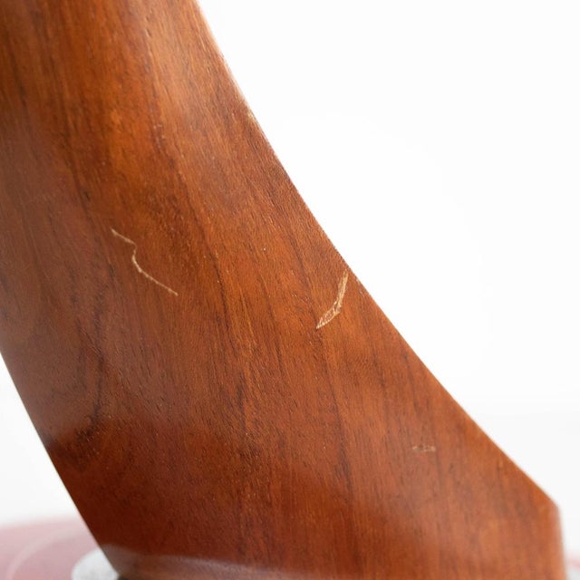 Fase Aluminum & Wood Table Lamp, 1960s For Sale - Image 15 of 18