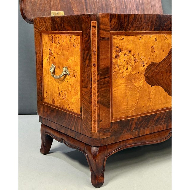 Wood Small Antique Neo-Baroque Style Chest, 1900s For Sale - Image 7 of 11