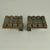 Metal Brutalist Bronze Square Push Pull Door Handles with Geometric Reliefs, 1970s, Set of 2 For Sale - Image 7 of 8