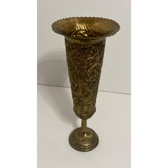 Early 20th Century Anglo Indian Brass Vase For Sale In New York - Image 6 of 6