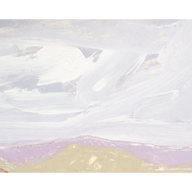 1990 “Wind” Abstract Acrylic Landscape Diptych Signed by Harry Hilson For Sale - Image 4 of 10