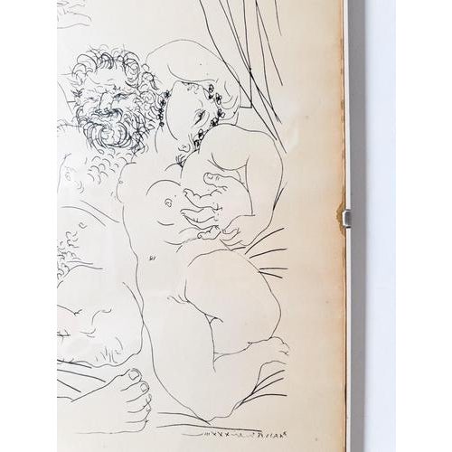 Paper Vintage Picasso at Villa Medici Exhibition Poster, 1983 For Sale - Image 7 of 16