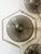 21st Century Hive Satin Brass Smoky Bubbles Murano Flush Mount by Fabio LTD For Sale - Image 9 of 9