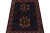 Tribal 1950s Vintage Baluch Afghan Rug in Blue With Gold, Red, Black Patterns by Rug & Kilim For Sale - Image 3 of 8