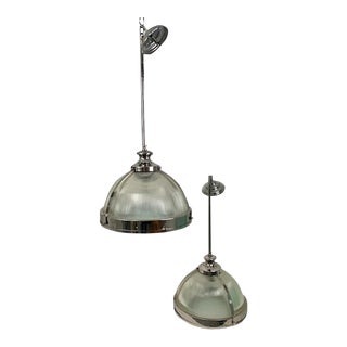 1990s Restoration Hardware Prismatic Clemson Lights - Set of 2 For Sale