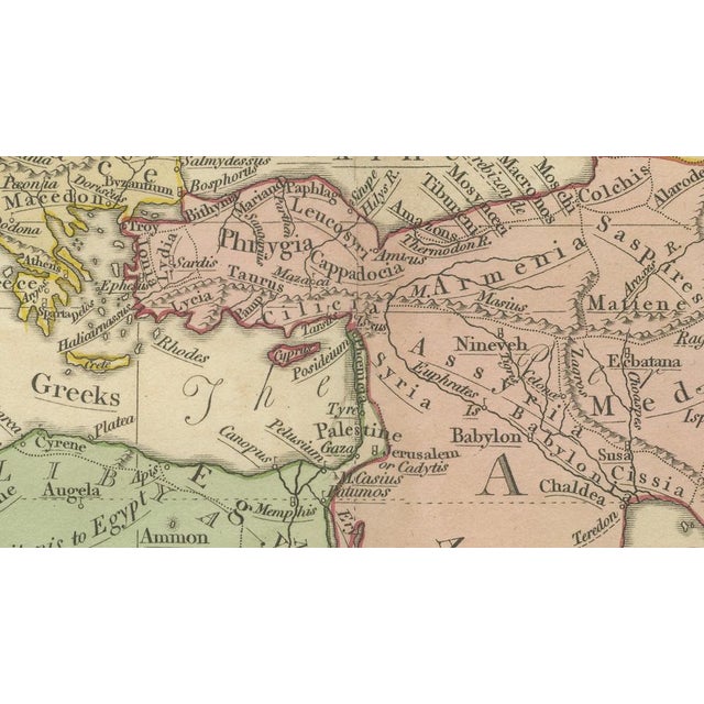 Antique Classical World Map by Wilkinson, 1819 For Sale - Image 6 of 14