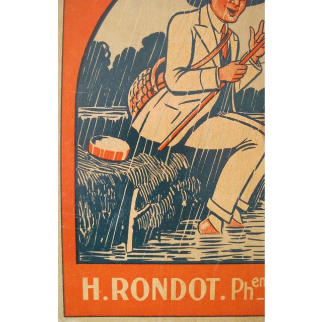 1920s French Fisherman, Pate Stella Rondot Waterproofing Wax For Sale - Image 4 of 5