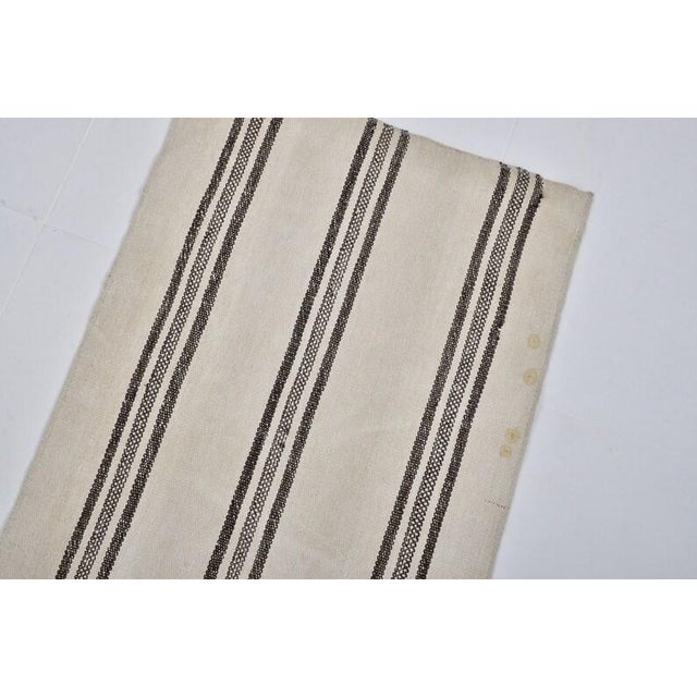 Off-white Vinatge Anatolian Stripe Kilim Runner For Sale - Image 8 of 10
