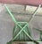 1940s Original Painted Mint Green Wicker Chairs -Pair For Sale In Los Angeles - Image 6 of 8
