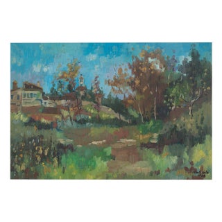 Colourist Landscape, Oil on Canvas, Framed For Sale