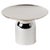 Round Top & Cylindrical Base Varnished Silver-Nickel Plated Platter by Avlu For Sale - Image 10 of 10