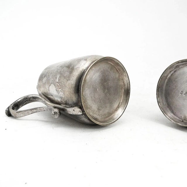 Art Nouveau Milk Jugs from Jarra, Poland, 1900s, Set of 2, in Worn conditions. Designed 1890 to 1919