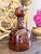 Mid-Century Modern Vintage Tortoise Glass Decanters With Ball Stoppers – Set of 3 For Sale - Image 3 of 7