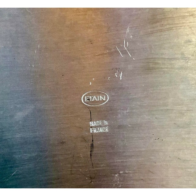 Moet & Chandon Champagne ice Bucket, from France, with grape vine motif inscribed on both sides. Marked Made in France....