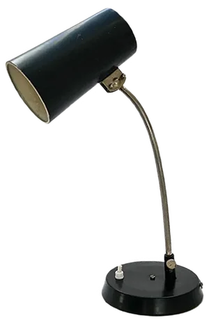 Mid-Century Black Table Lamp, 1960s