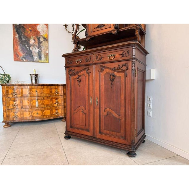 Baroque Piped Cupboard in Oak For Sale - Image 5 of 10