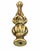 Mid 20th Century Vintage Solid Brass Finial From France, Small Decorative Architectural Accent For Sale - Image 5 of 5