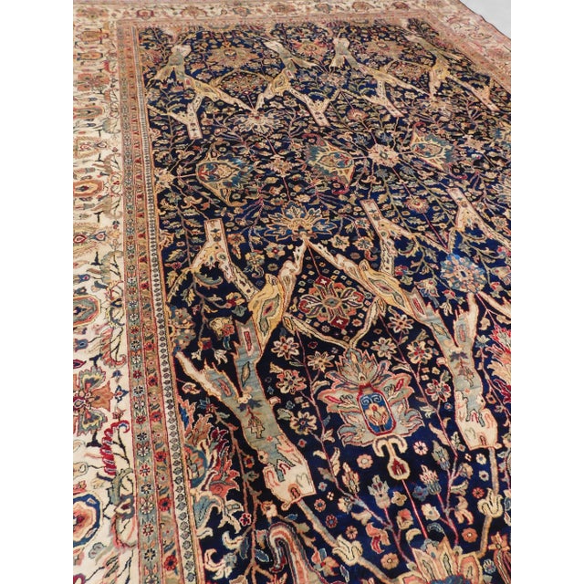 Genuine Hand Knotted Rug. 10'x 13'8" For Sale - Image 9 of 13