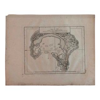 1785 Cook Map of Kiritimati formerly known as Christmas Island For Sale