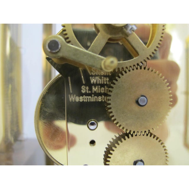 Kieninger German Mantel Clock 9 Jewel Triple Chime Jm13 Movement For Sale - Image 10 of 18
