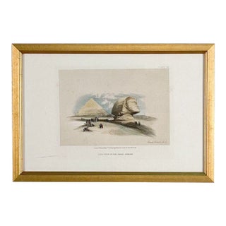 Print of Sphinx by Roberts, 19th Century For Sale