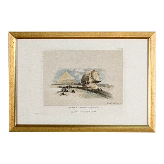 Print of the Sphinx by Roberts, 19th Century For Sale