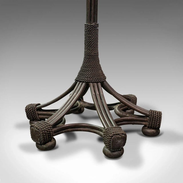 1960s Vintage English Brass Decorative Torchere For Sale - Image 11 of 13