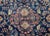 Royal Blue Early 20th Century Mohajeran Rug For Sale - Image 8 of 11