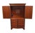 1990s Lexington Furniture Palmer Home Collection Solid Cherry Traditional 46" Media Armoire 554-318 For Sale - Image 5 of 18