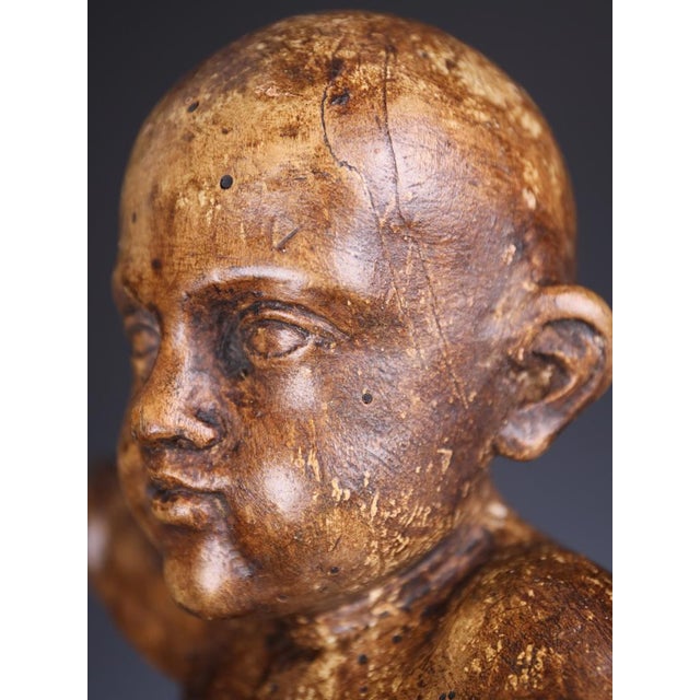 Austrian Artist, Baroque Putti / Cherubs, 18th Century, Limewood, Set of 2 For Sale - Image 15 of 18