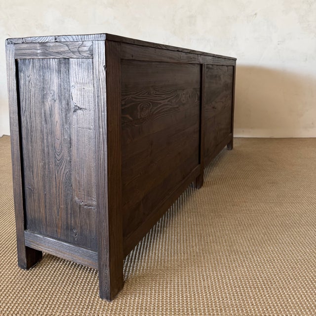 Ollie II Reclaimed Elm 8 Drawer Dresser - Dark Walnut For Sale - Image 9 of 12