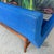 Blue Mid 20th Century Jens Risom U-150 Walnut Sofa For Sale - Image 8 of 12