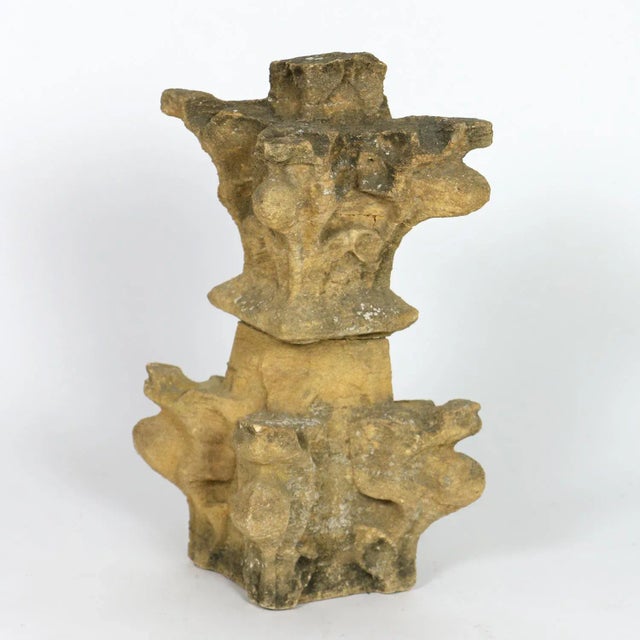 Early 18th Century Carved Limestone Architectural Element For Sale - Image 4 of 12