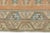Vintage Turkish Medallion Rug, Hand-Knotted Wool, Peach and Blue For Sale - Image 9 of 10
