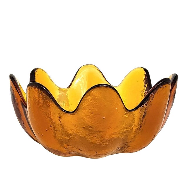 Vintage Blenko Lotus Bowl Chairish