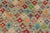 1990s Modern Balochi Blue/Red Wool Rug - 3'4''x5'0'' For Sale - Image 5 of 11