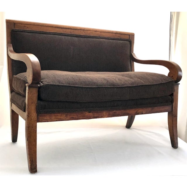 Biedermeier Early 19th Century Child's Miniature Biedermeier Sofa For Sale - Image 3 of 11