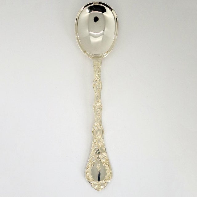 Metal French Odiot Demidoff .950 Sterling Silver Soup Spoon For Sale - Image 7 of 7